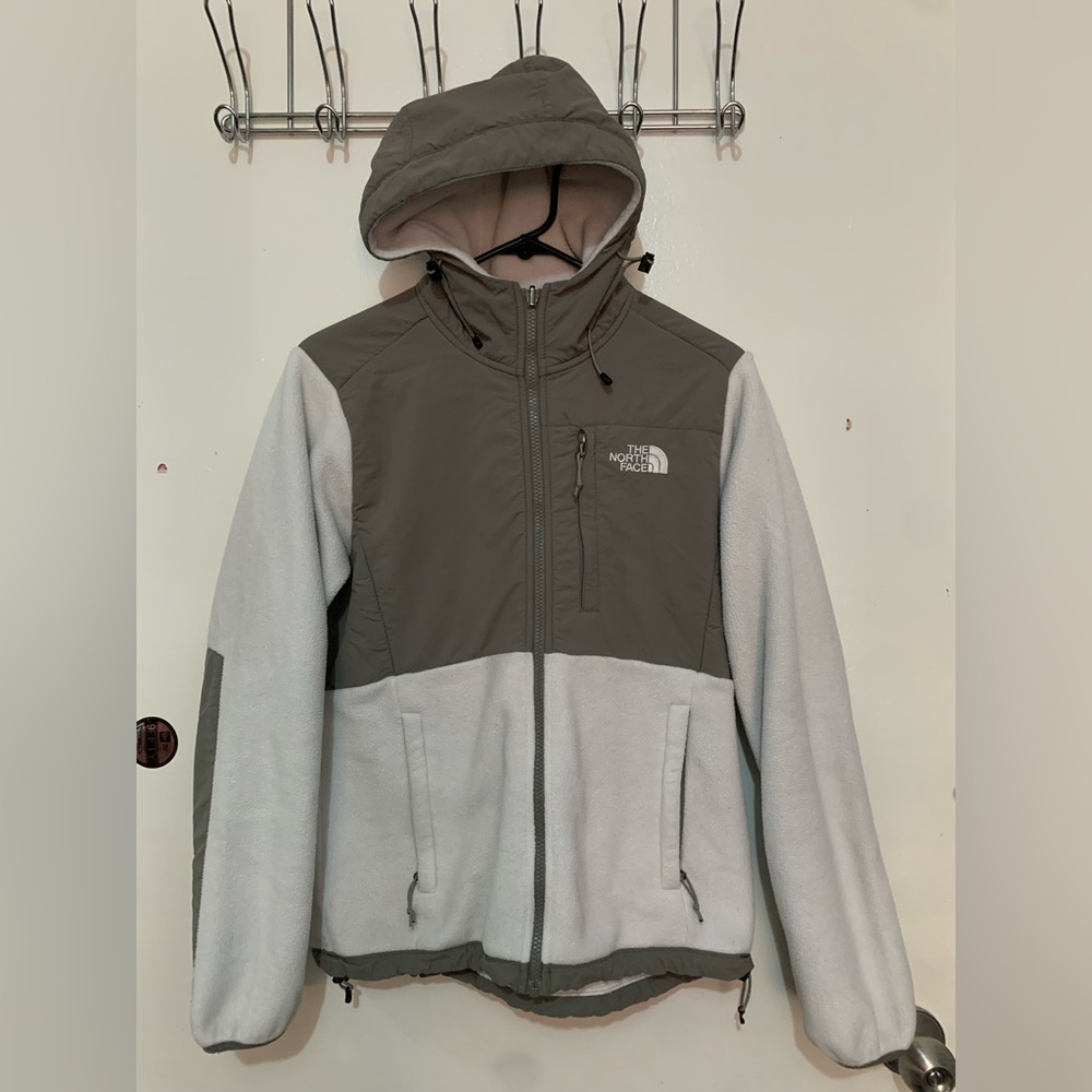 The North Face Gray and White Women's Jacket
